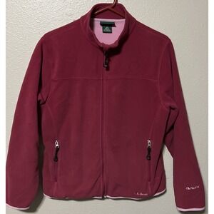 Women's LL Bean Polartec Fleece Coat‎ Size Small Jacket J207